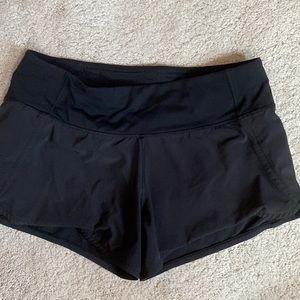 Lululemon speed up shorts - size 6